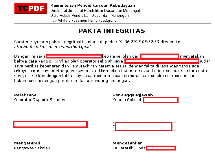 Cara Download Pakta Integritas Dapodik  Filediamant's Blog